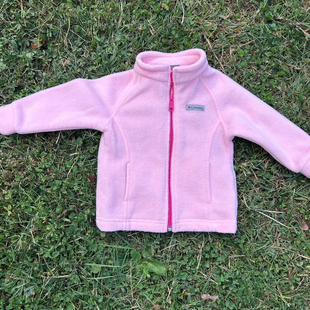 Columbia Soft Pink Toddler Fleece Jacket